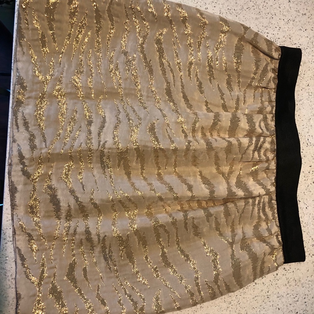 3.1 Phillip Lim Gold skirt